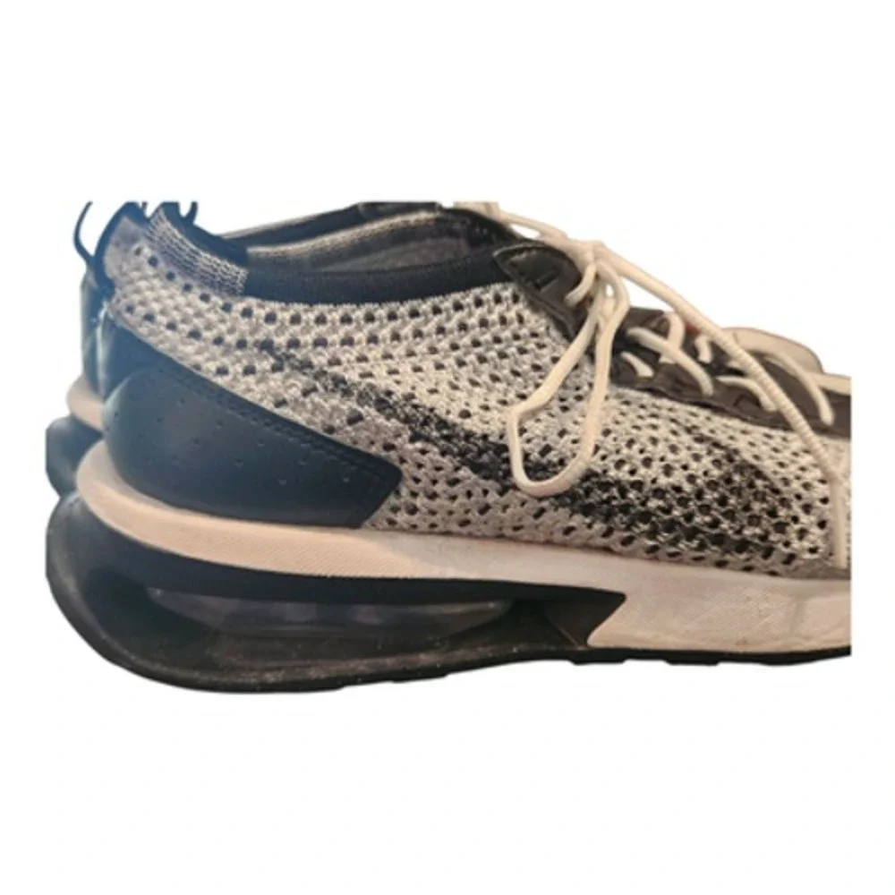 Nike Air Max Flyknit Racer Pure Platinum Black White Mens DJ6106-002‎ Size 11